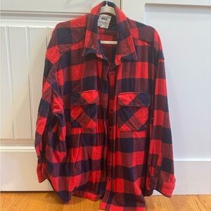 Aerie plaid button down flannel